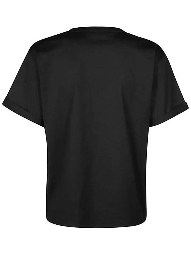 Rive Gauche Short Sleeve T-Shirt Black - SAINT LAURENT - BALAAN 4