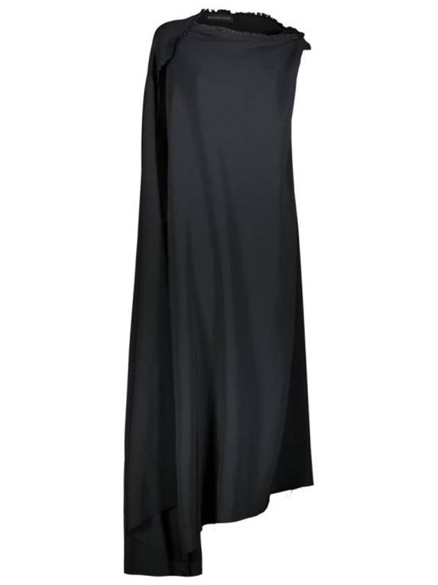 midi dress 746160TJ0581000 BLACK - BALENCIAGA - BALAAN 1