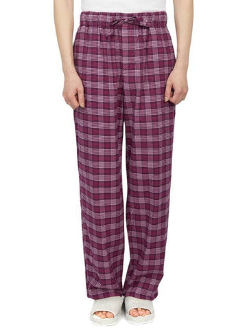 Poplin Pajamas Organic Cotton Straight Pants Deep Dream - TEKLA - BALAAN 1