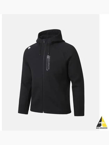 Tech fleece jacket black SP323TFT81 - DESCENTE - BALAAN 1