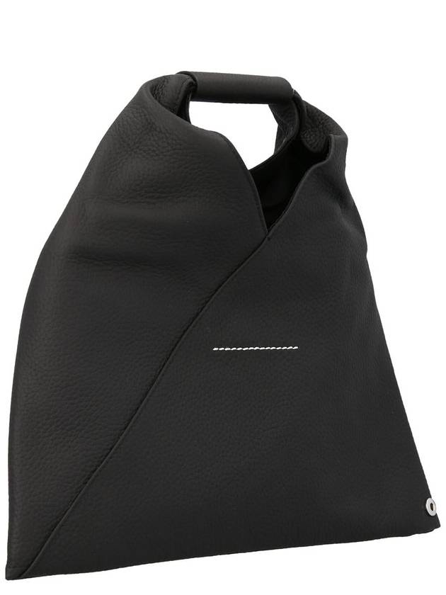 Japanese Leather Mini Tote Bag Black - MAISON MARGIELA - BALAAN 3