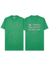 Logo cotton short sleeve tshirt LA RACQUET CLUB T SHIRT VERDE WHITE - SPORTY & RICH - BALAAN 10