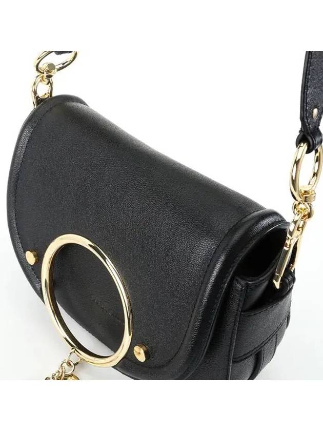 Grain Leather Mara Cross Bag Black - CHLOE - BALAAN 6