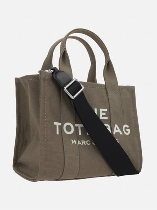 Logo Small Canvas Tote Bag Khaki - MARC JACOBS - BALAAN 3