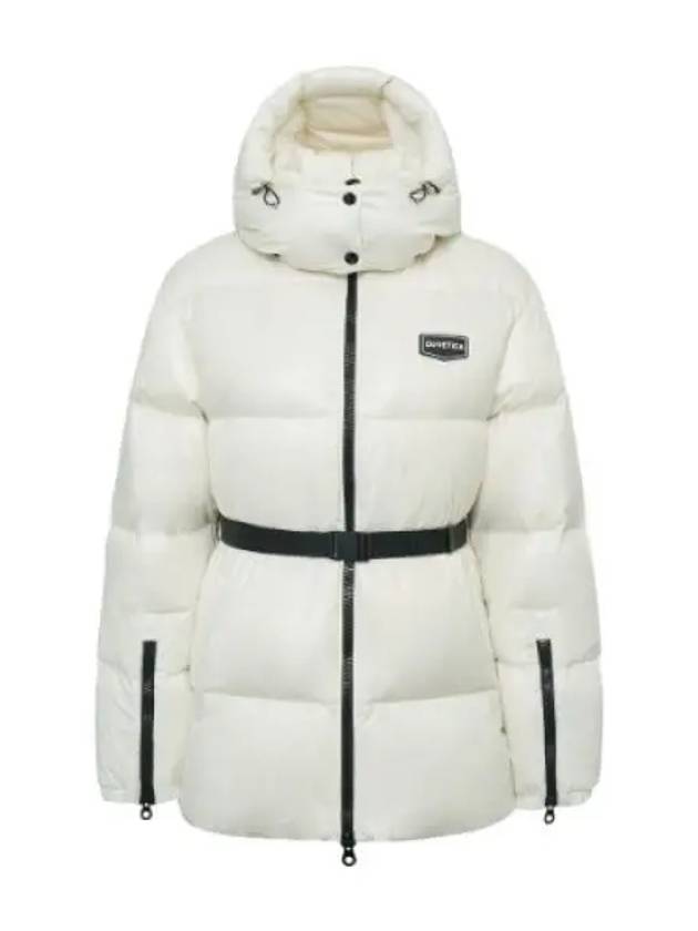 Aloro White Women s Outerwear Padding - DUVETICA - BALAAN 1