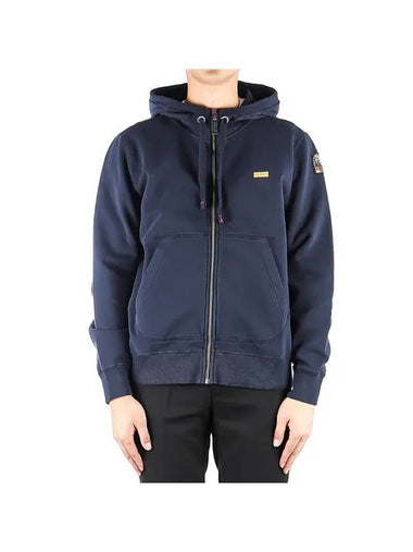 Men's Charlie Embo Cotton Hooded Zip-Up Navy - PARAJUMPERS - BALAAN 1