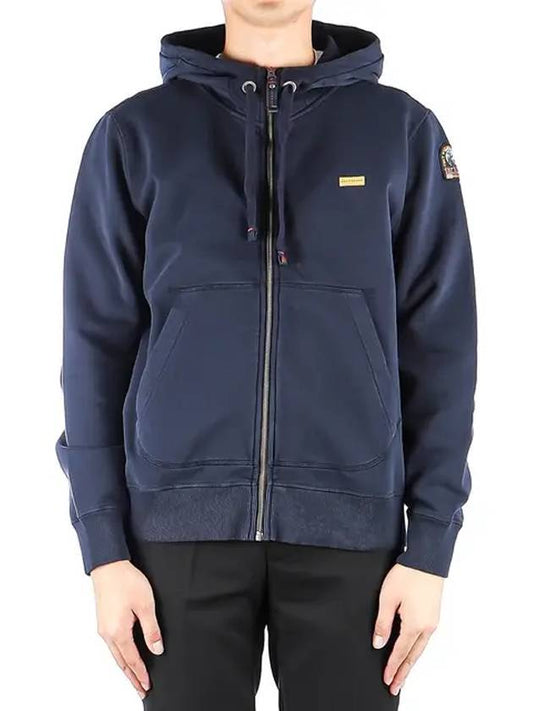 Men's Charlie Embo CHARLIE EMBO Cotton Hooded Zip-up Navy - PARAJUMPERS - BALAAN.