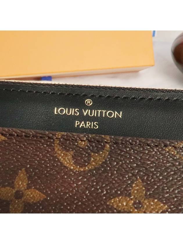 Slim Monogram Card Wallet Brown - LOUIS VUITTON - BALAAN 5