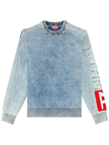 K Zeros Jersey Sweatshirt A134010GHAP - DIESEL - BALAAN 1