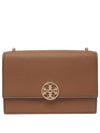 Miller Leather Cross Bag Brown - TORY BURCH - BALAAN 1