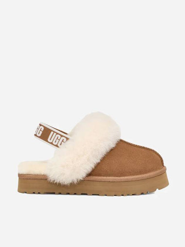 Kids Funkette Banding Platform Sandal Slippers Chestnut - UGG - BALAAN 1