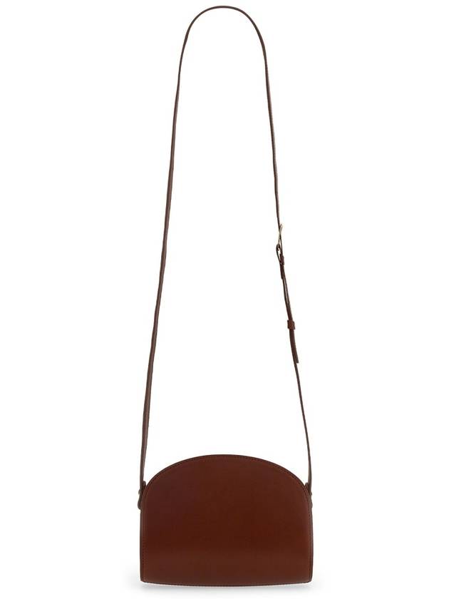 Demi Lune Mini Half Moon Cross Bag Brown - A.P.C. - BALAAN 3