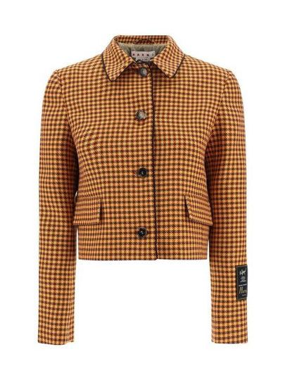 Check Jacket Orange - MARNI - BALAAN 2