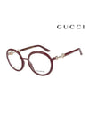 Glasses Frame GG0891O 003 Round Acetate Women's Glasses - GUCCI - BALAAN.