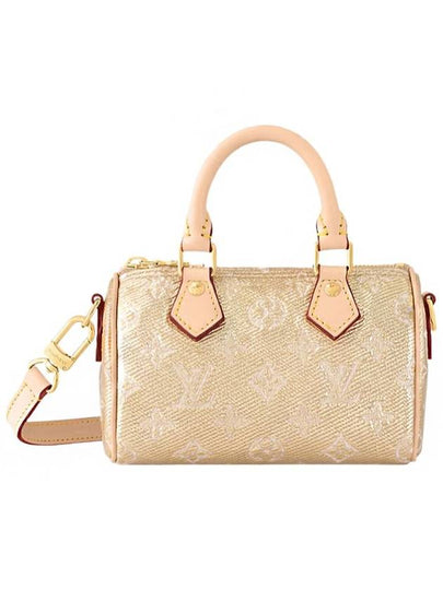 Nano Speedy Monogram Canvas Tote Bag Beige - LOUIS VUITTON - BALAAN 2