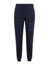 Men's Diagonal Loop Back Track Pants Navy - THOM BROWNE - BALAAN 2