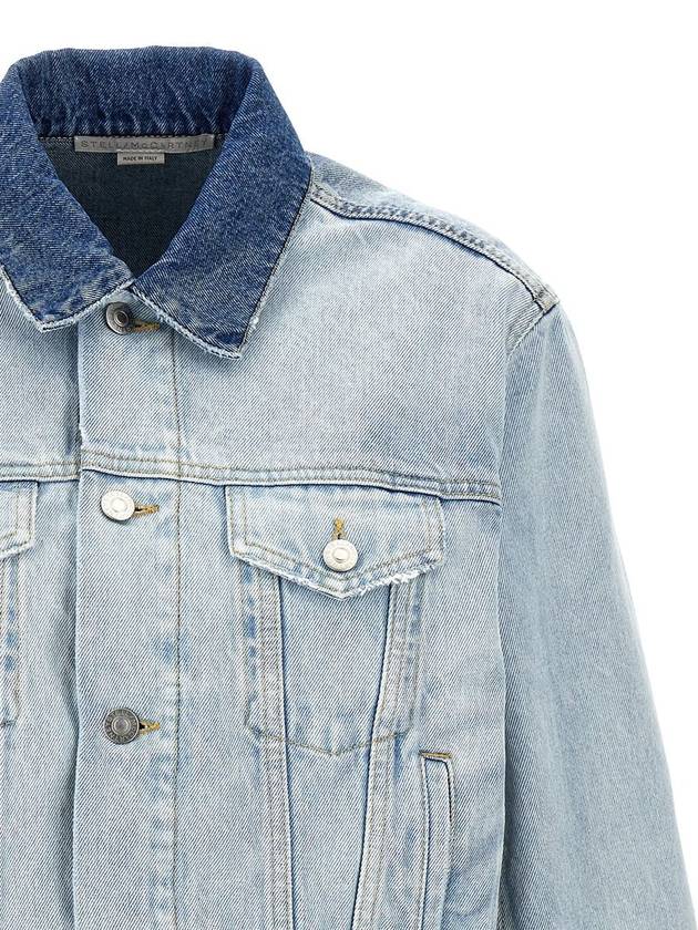 Stella McCartney Layered Denim Jacket - STELLA MCCARTNEY - BALAAN 3