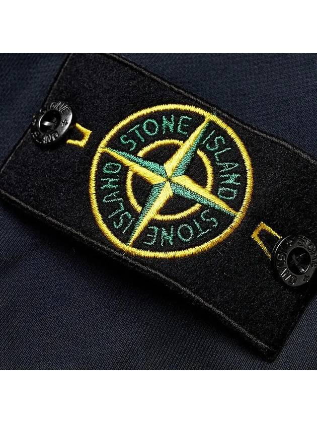 Men's Wappen Patch Sweatshirt Navy - STONE ISLAND - BALAAN 5