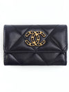 19 Gold Hardware Lambskin Flap Card Wallet Black - CHANEL - BALAAN 2