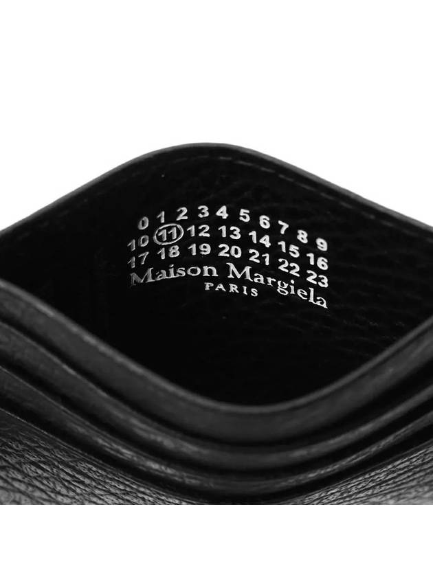 Four Stitch Card Wallet Black - MAISON MARGIELA - BALAAN 4