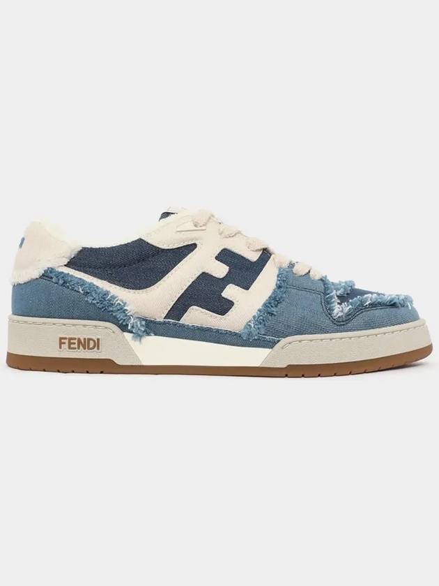 Match Low Top Sneakers Blue - FENDI - BALAAN 4