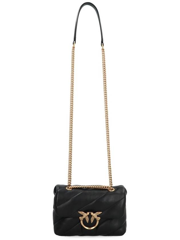 Mini Love Puff Maxi Quilted Leather Shoulder Bag Black - PINKO - BALAAN 6