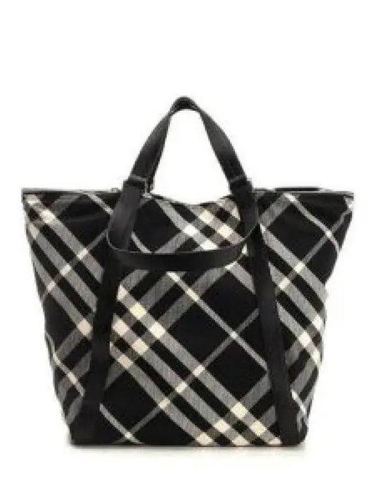 Festival Canvas Tote Bag Black - BURBERRY - BALAAN 2