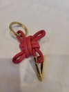 Triangle Nappa Key Holder Cranberry - BOTTEGA VENETA - BALAAN 9