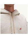 Men's Logo Patch Hoodie Pale Gray - AUTRY - BALAAN 4