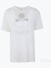 Zwell Logo Print Short Sleeve T-Shirt White - ISABEL MARANT - BALAAN 2