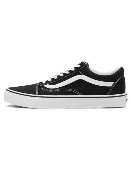 Old School Canvas Low Top Sneakers Black - VANS - BALAAN 1