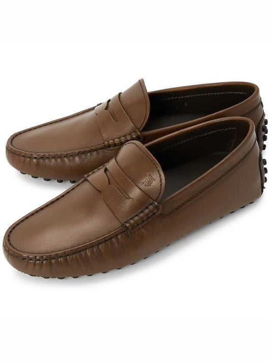 Gomino Leather Driving Shoes Brown - TOD'S - BALAAN 2