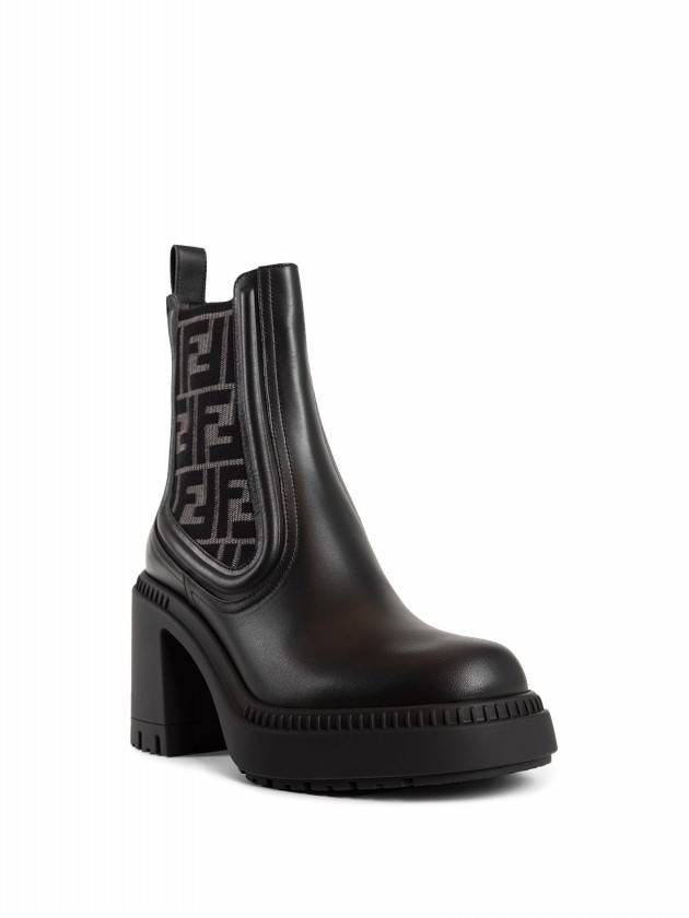 Domino Biker Middle Boots Black - FENDI - BALAAN 3