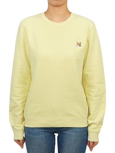 Fox Head Patch Regular Sweatshirt Yellow - MAISON KITSUNE - BALAAN 2