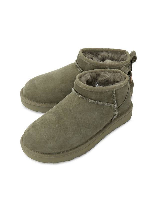 Women's Classic Ultra Mini Winter Boots Green - UGG - BALAAN 1