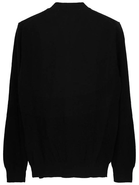 Black Heart Logo Wool Cardigan AZ N008 051 1 - COMME DES GARCONS - BALAAN 2