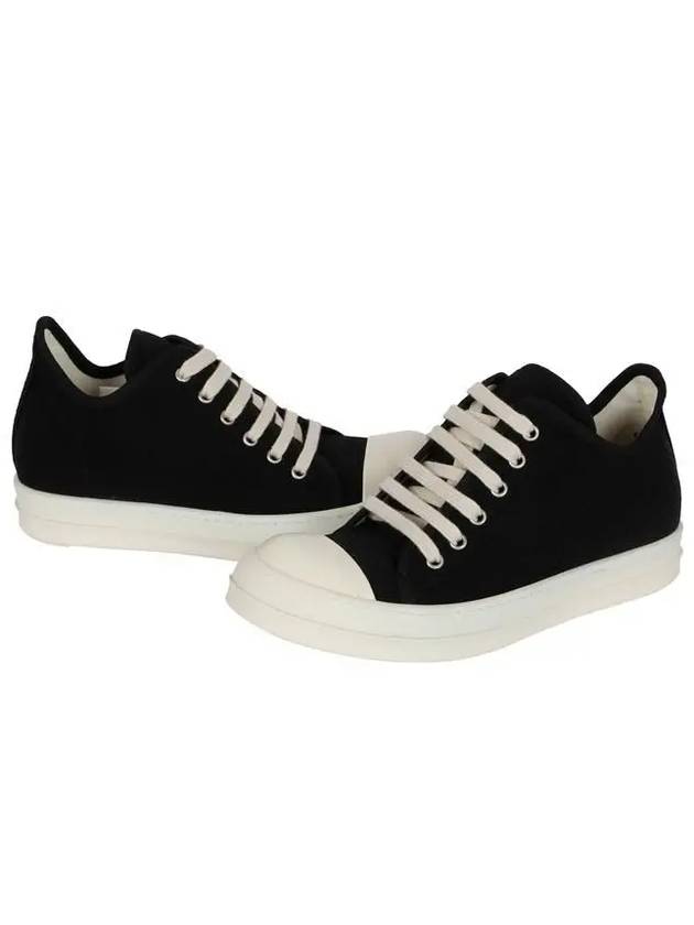 Dark Shadow Punching Low Top Sneakers Black - RICK OWENS - BALAAN 2