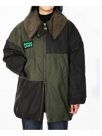 Wax Bomber Jacket Olive - BARBOUR - BALAAN 2