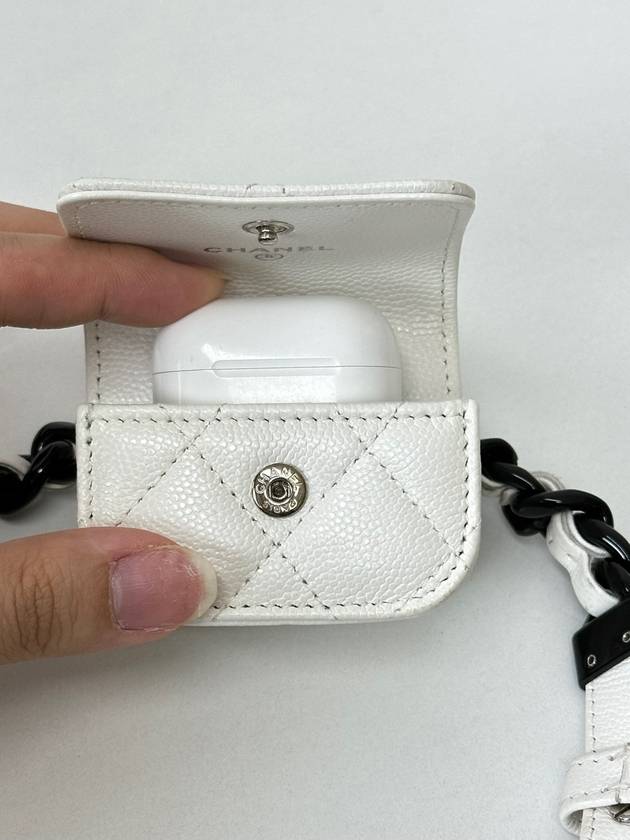 30s white iPod case belt bag 3VCHB24165 - CHANEL - BALAAN 7