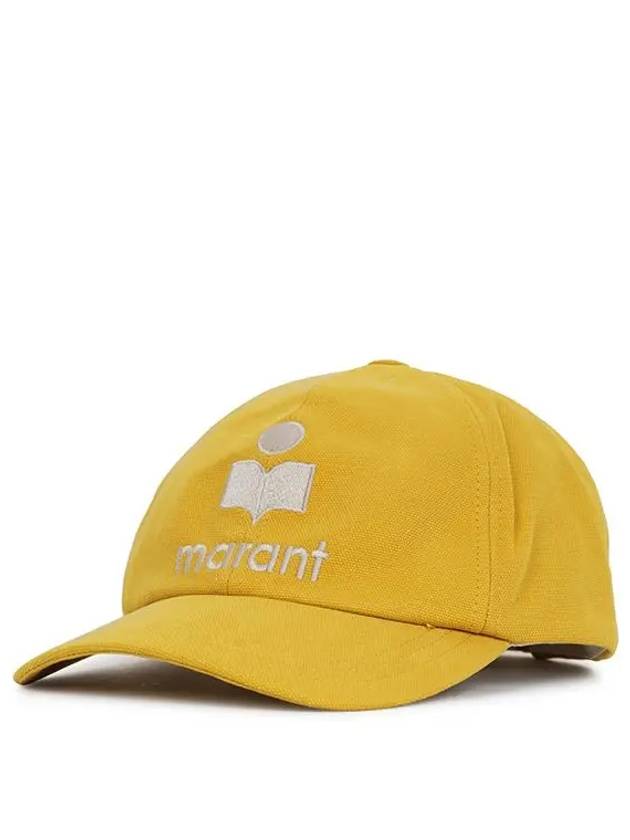 Tyron Logo Cotton Ball Cap Yellow - ISABEL MARANT - BALAAN 3