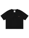 Logo Patch Short Sleeve T-Shirt Black - ACNE STUDIOS - BALAAN 2