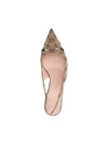 GG Low Slingback Heel Beige - GUCCI - BALAAN 6