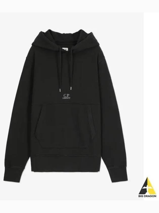 Logo Hoodie Black - CP COMPANY - BALAAN 2