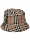 Vintage Check Technical Bucket Hat Beige - BURBERRY - BALAAN 5