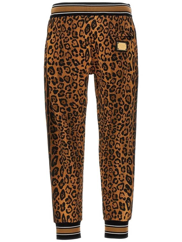 Leopard Print Track Pants GP07VTII7B4 - DOLCE&GABBANA - BALAAN 3