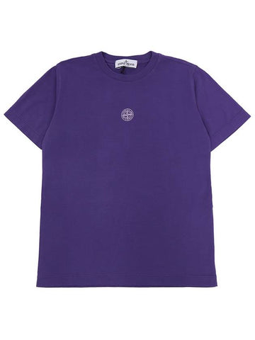 Kids short sleeved t shirt 801621071 V0022 10A12A Adult wearable - STONE ISLAND - BALAAN 1