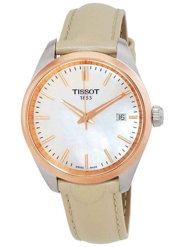 Tissot PR 100 Quartz White Mother of Pearl Dial Ladies Watch T1502102611100 - TISSOT - BALAAN 1