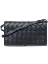 Intrecciato Mini Cross Bag Black - BOTTEGA VENETA - BALAAN 2