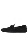 Men's Gommino Suede Driving Shoes Black - TOD'S - BALAAN 2