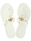 Women's Mini Miller Flip Flops White - TORY BURCH - BALAAN 3